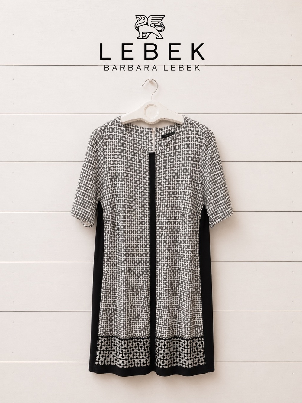 Printed Panel Dress - Barbara Lebek size 18